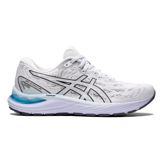 Women's Asics Gel-Cumulus 23, White/Black, 10.5 B Medium