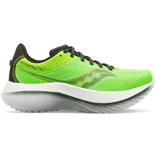 Men's Saucony Kinvara Pro, Slime/Umbra, 10.5 D Medium