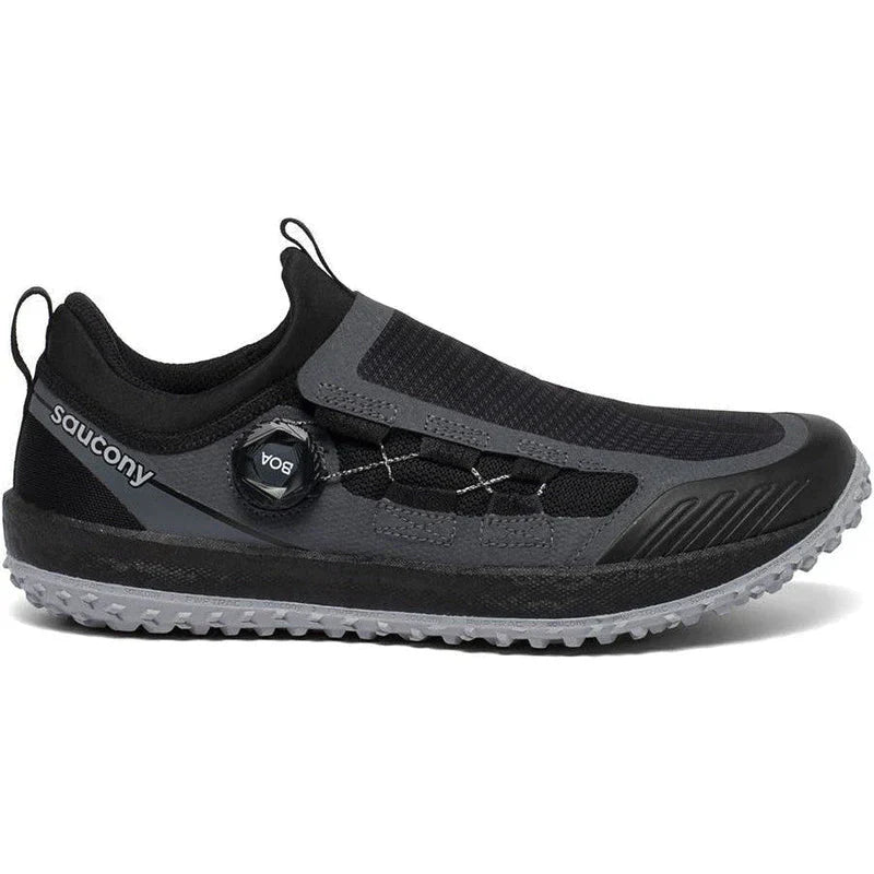 Men's Saucony Switchback 2, Black/Charcoal, 11.5 D Medium