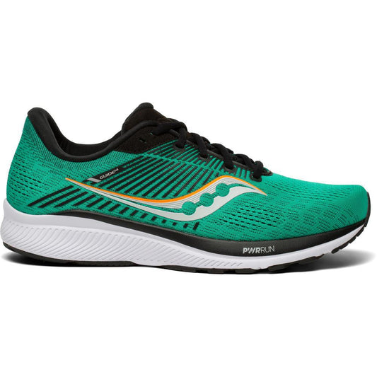 Men's Saucony Guide 14, Jade/Vizi Orange, 13 D Medium
