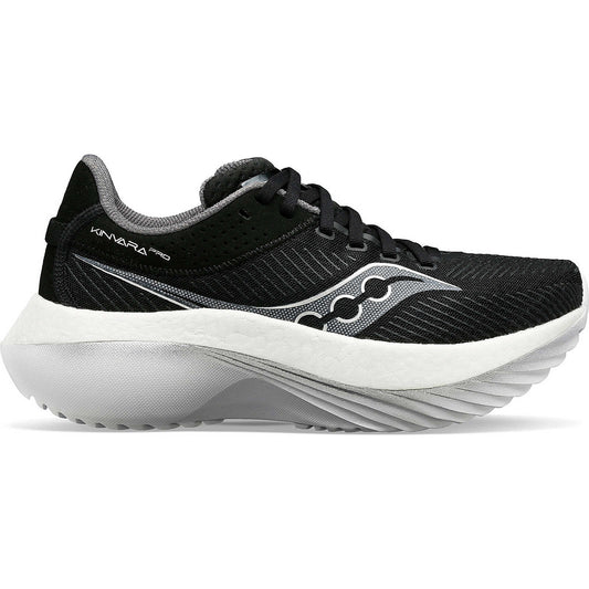 Men's Saucony Kinvara Pro, Black/White, 11 D Medium
