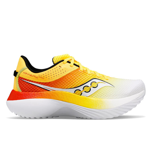 Men's Saucony Kinvara Pro, Vizigold/Infrared, 11 D Medium