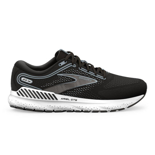 Women's Brooks Ariel GTS 23, Black/Grey/White, 9 B Medium