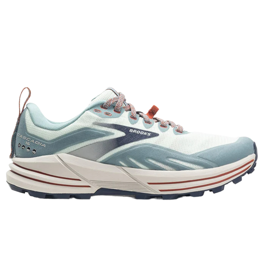 Women's Brooks Cascadia 16, Aqua/Tourmaline/Rooibos Tea, 8 B Medium