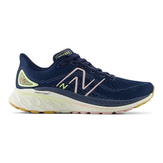 Women's New Balance Fresh Foam X 860v13, NB Navy/Orb Pink/Vintage Indigo, 10.5 B Medium