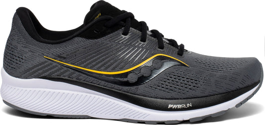 Men's Saucony Guide 14, Charcoal/Gold, 13 2E Wide