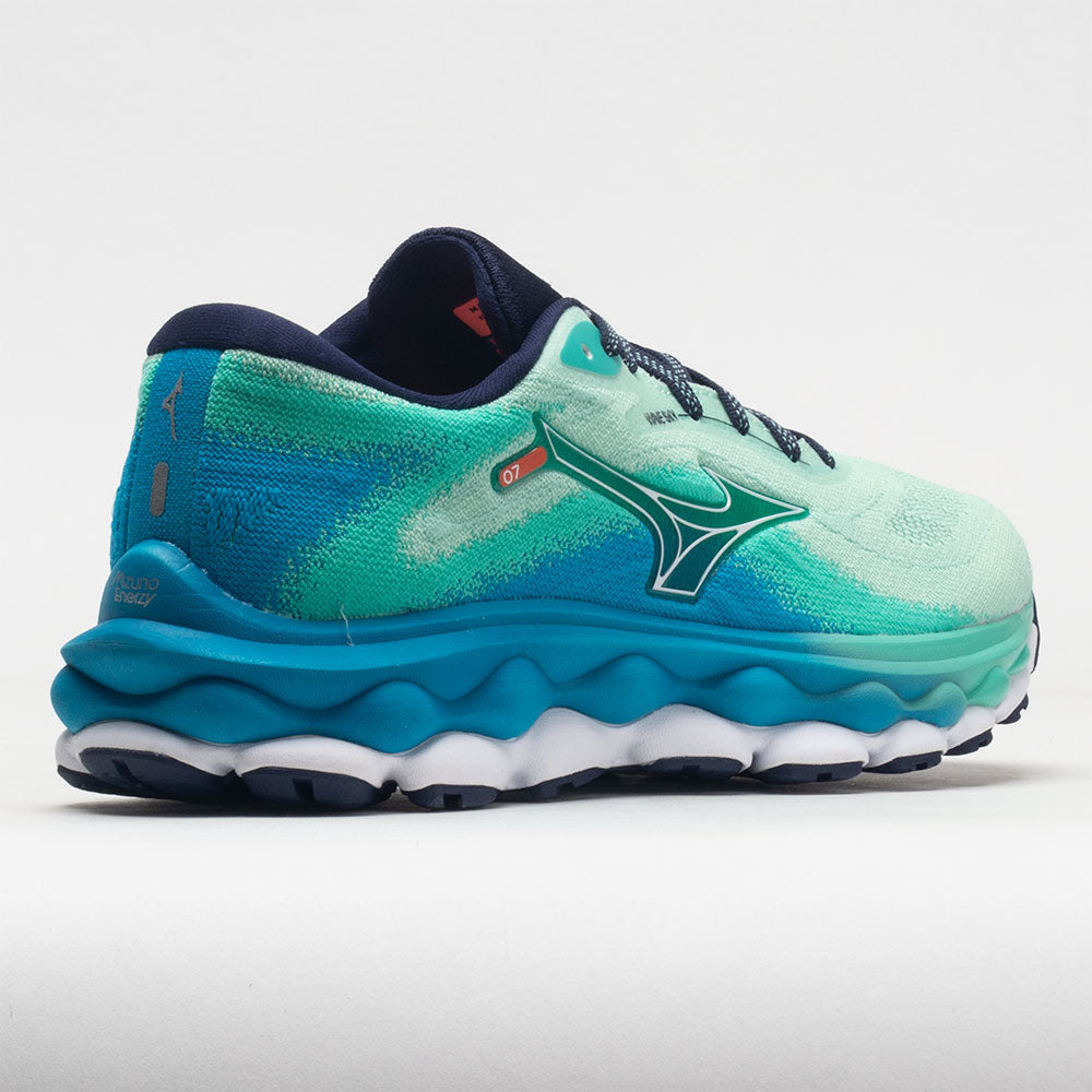 Mizuno Wave Sky 7 Women's  Beveled Glass/White