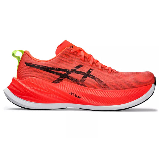 Women's Asics Superblast Paris, Sunrise Red/Black, 8 B Medium