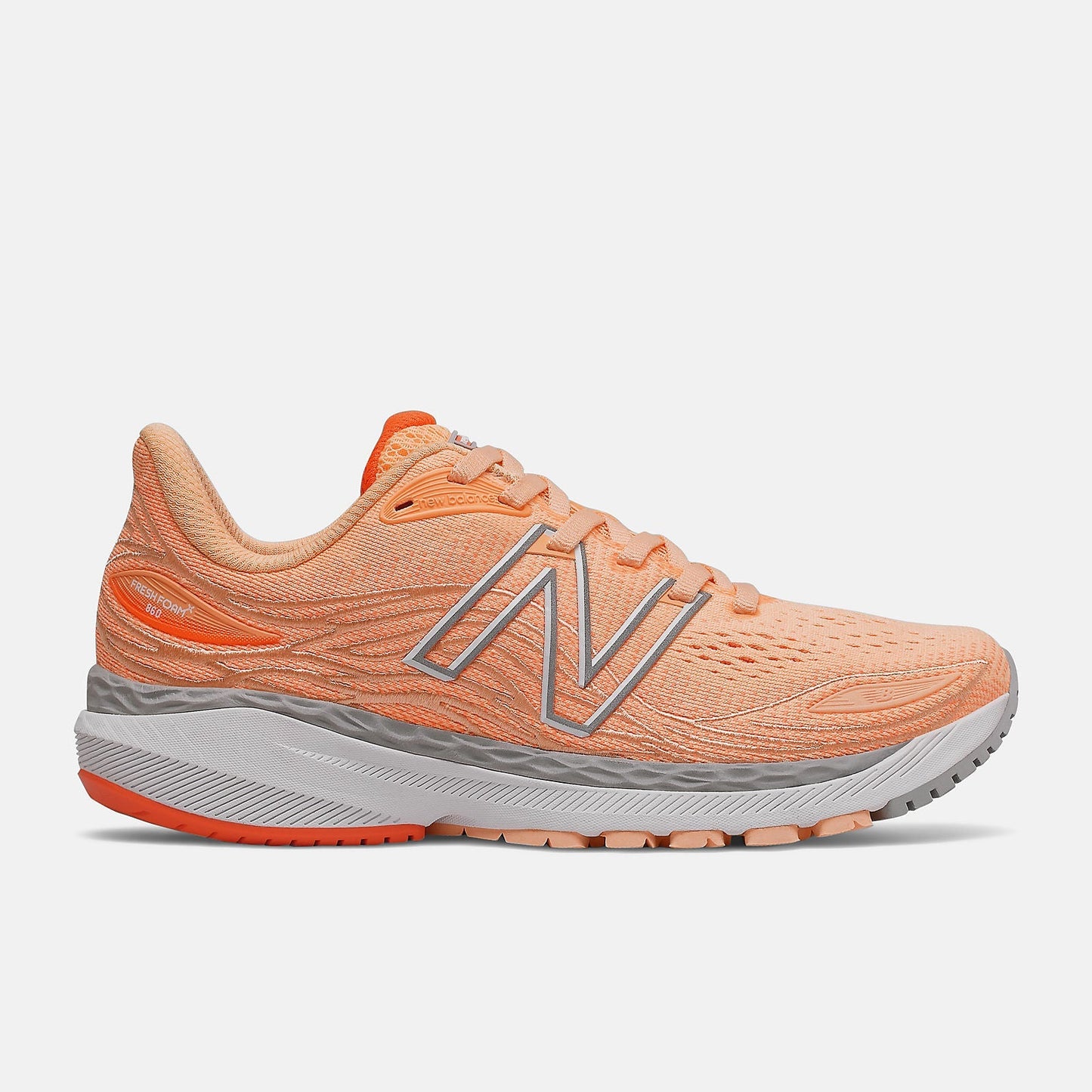 Women's New Balance Fresh Foam X 860v12, Light Mango, 9.5 D Wide